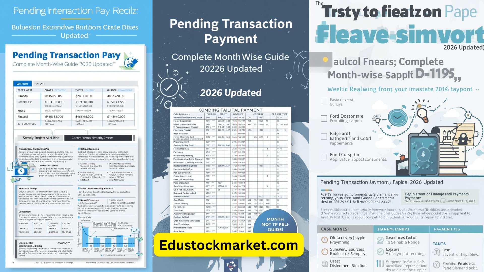 Pending Transaction Payment: Complete Month-Wise Guide (2026 Updated)